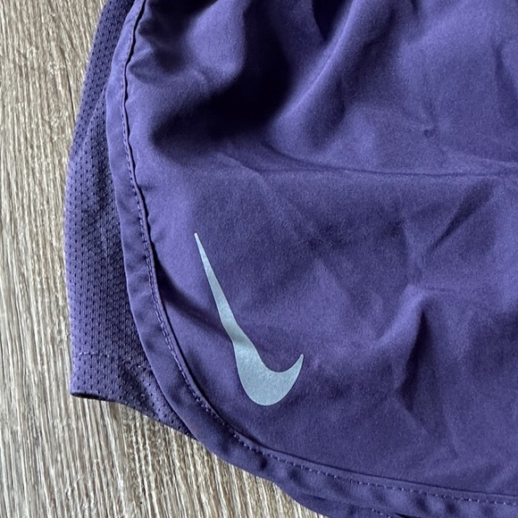 Nike Women's Dark Purple Athletic Shorts - Picture 3 of 6